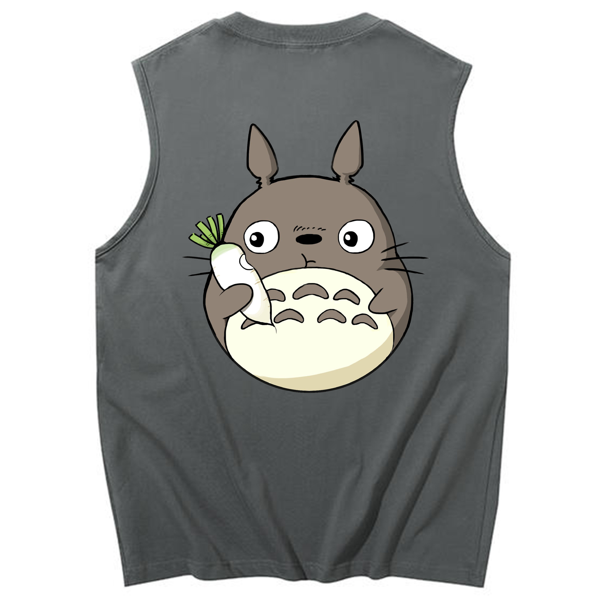 （画像用） となりのトトロ 草壁メイ 草壁サツキ My Neighbor Totoro Satsuki Kusakabe Mei Kusakabe コットン100％タンクトップ（背面プリント）